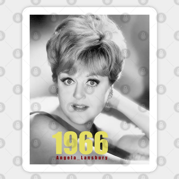 Angela-Lansbury-Scandal - 1966 Sticker by MIXCOLOR